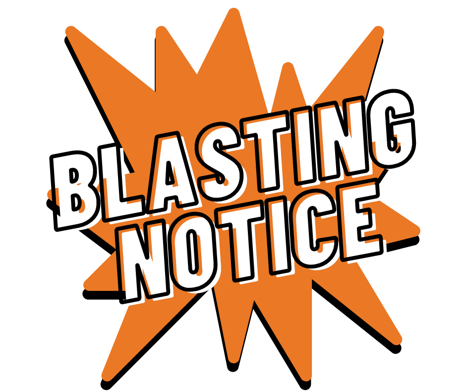 Blasting Notice Marlboro Central School District