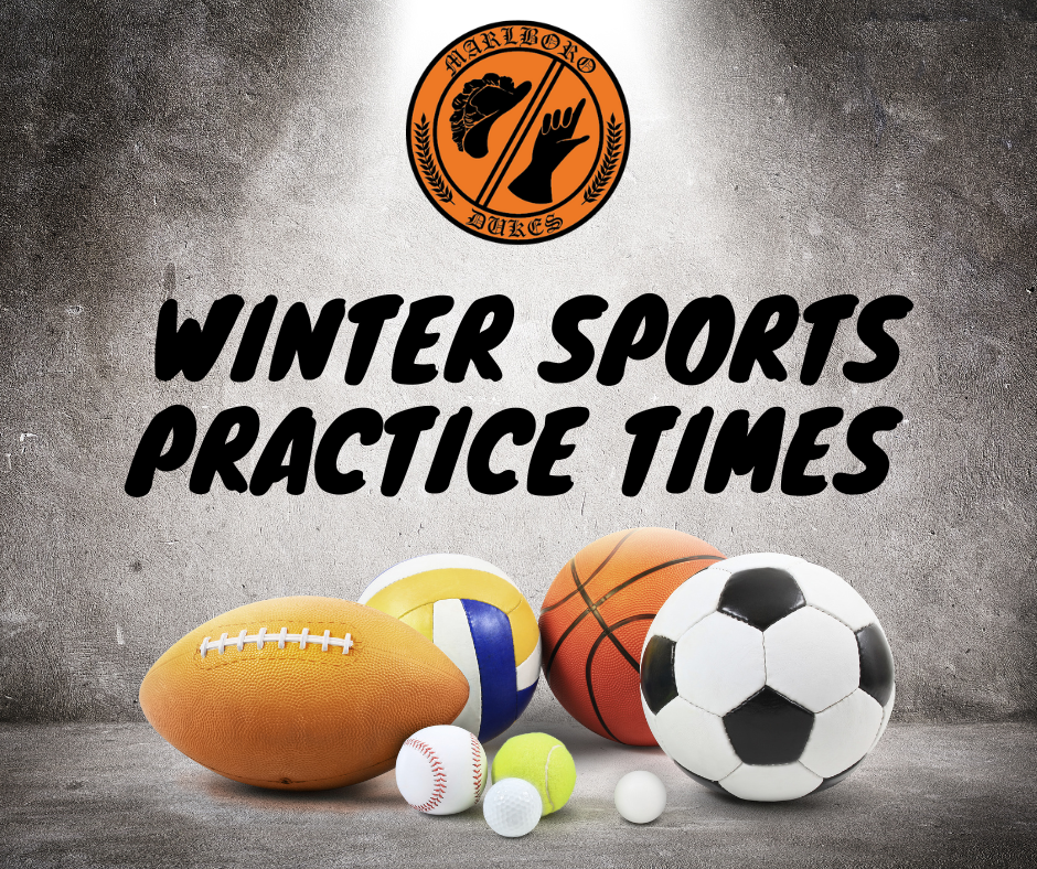 Winter sports practice times