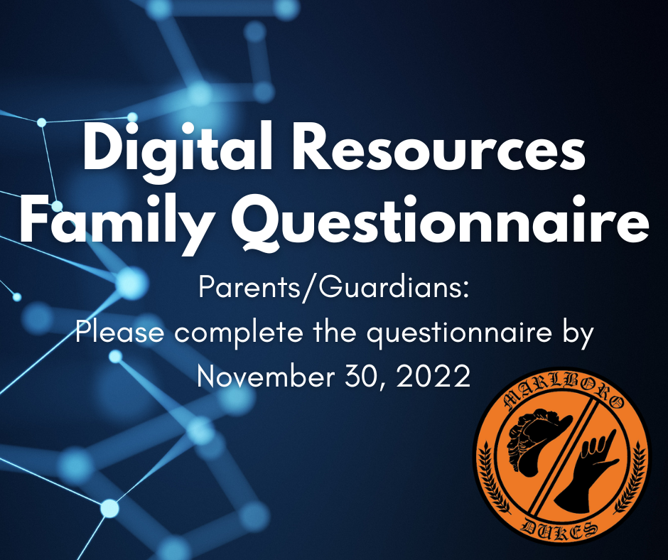 Digital resources family quiestionnaire