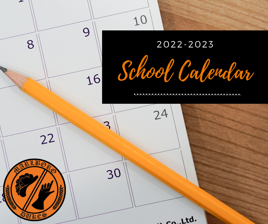 2022 2023 Calendar Available Now Marlboro High School