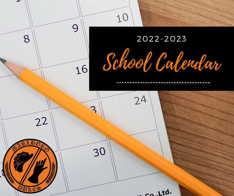 2022 2023 Student Calendar Available Now Marlboro Elementary School