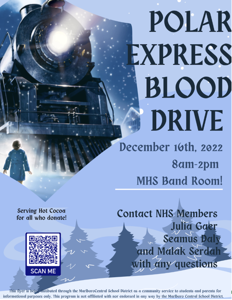National Honor Society Blood Drive 12-16-22